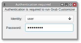 Запуск Grub Customizer