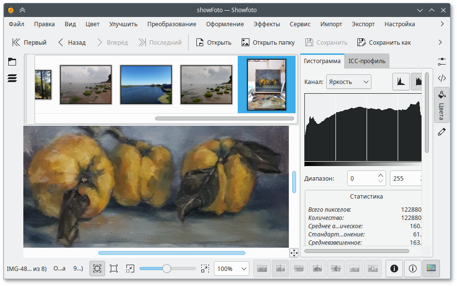 Редактор изображений showFoto