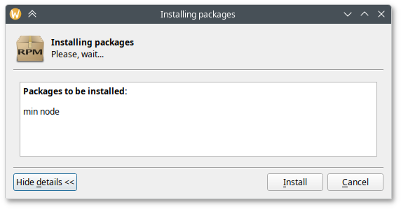 Зависимости пакета