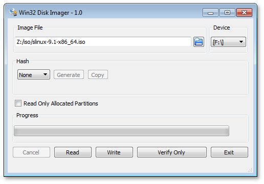 Win32 Disk Imager