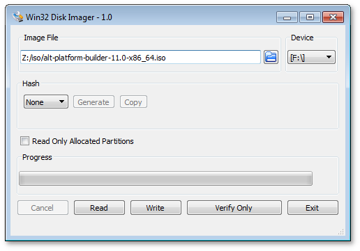 Win32 Disk Imager