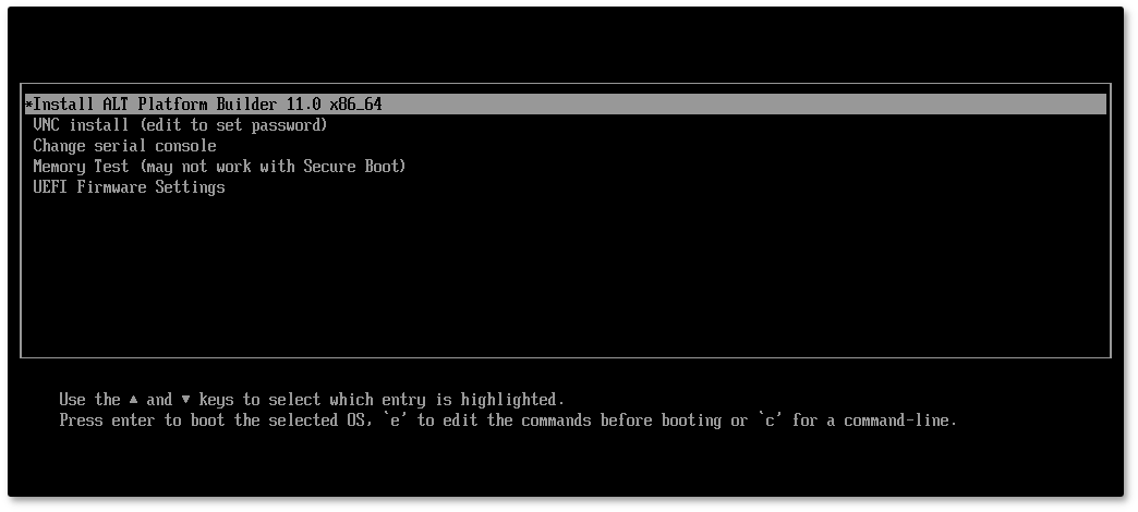 Начальный загрузчик EFI
